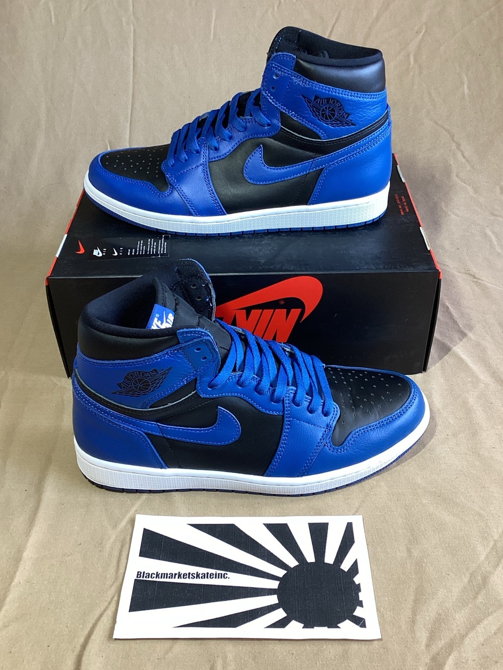 Nike Air Jordan 1 Retro High OG Dark Marina Blue 555088-404 Men's Size 10.5